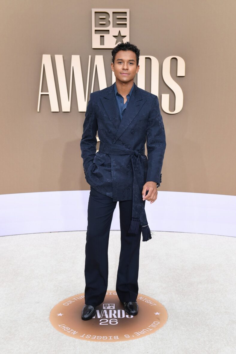 Jaafar Jackson e Nia Long no BET Awards