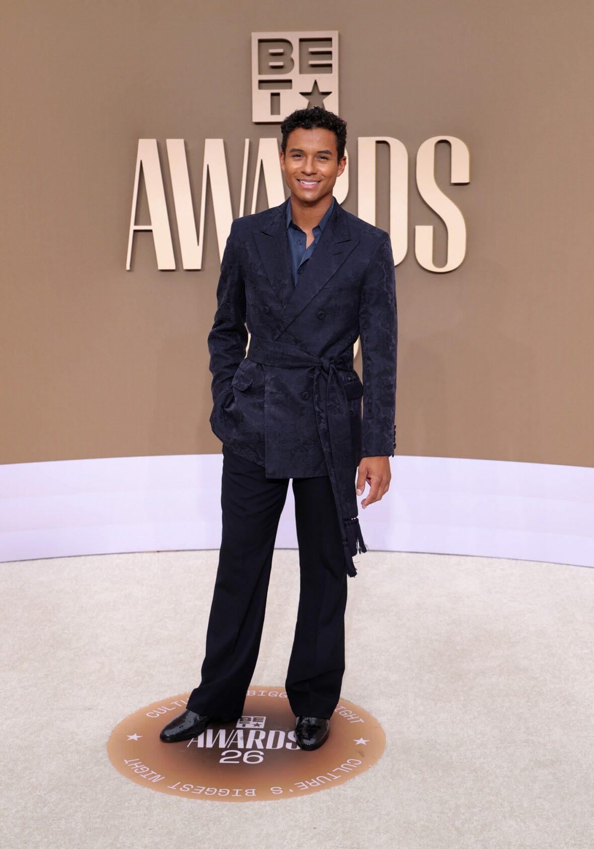 Jaafar Jackson e Nia Long no BET Awards
