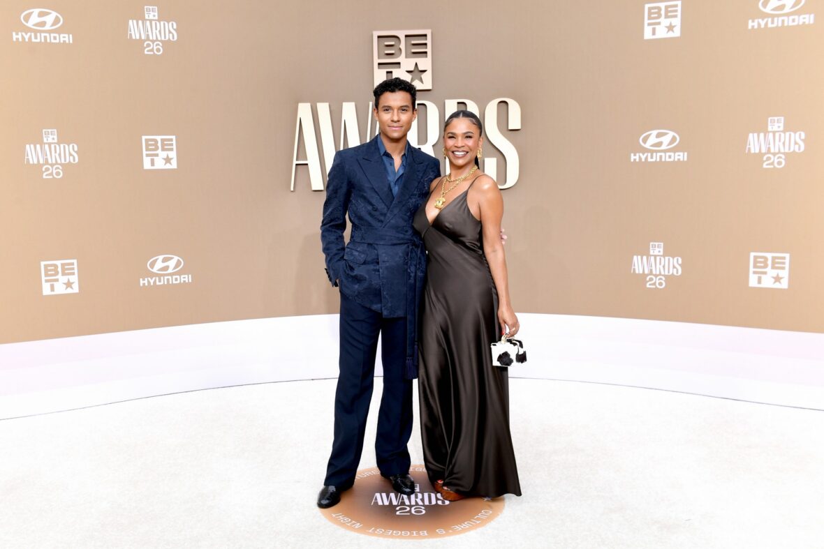 Jaafar Jackson e Nia Long no BET Awards