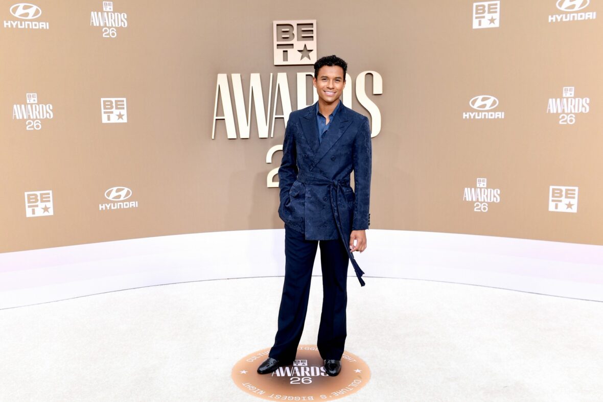 Jaafar Jackson e Nia Long no BET Awards