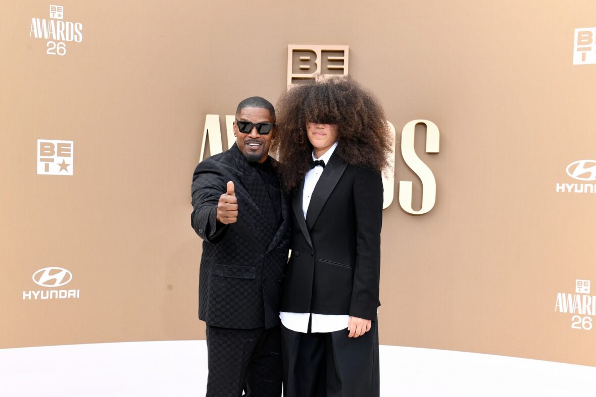 Jamie Foxx chega ao BET Awards