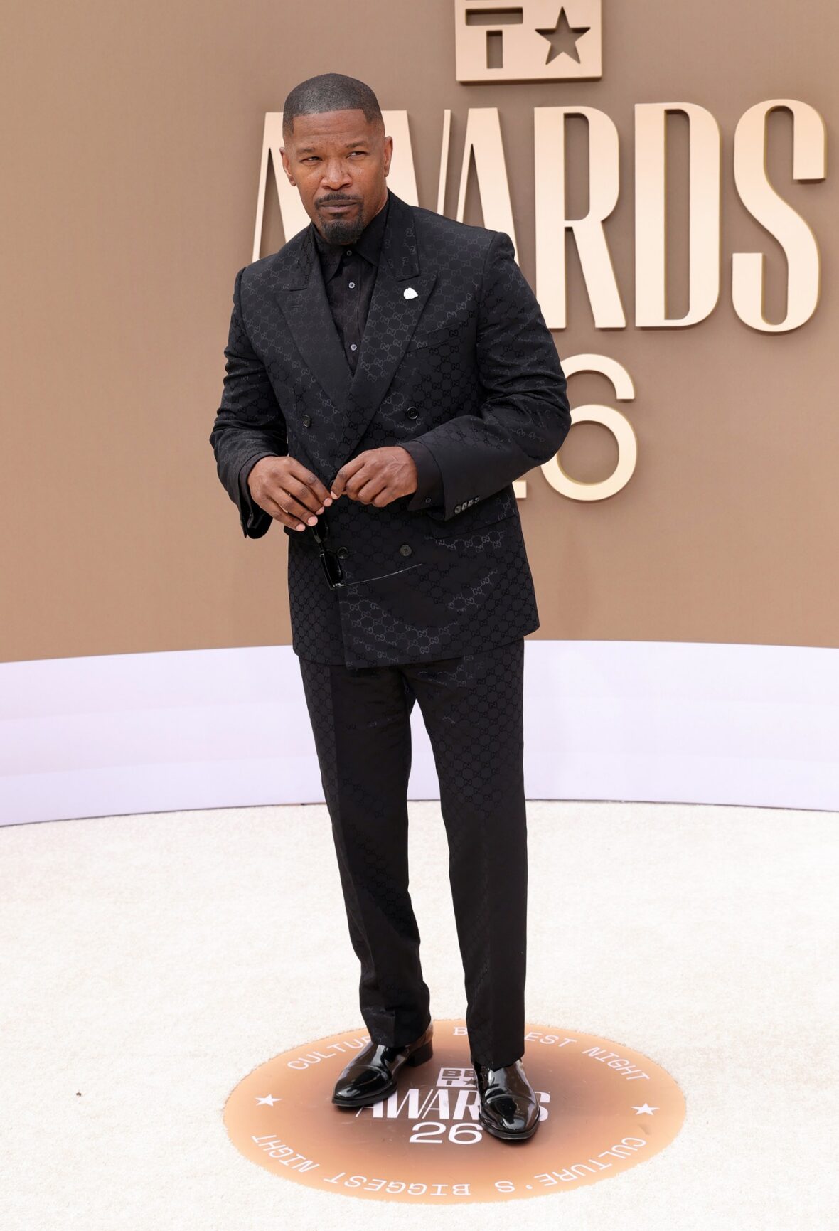 Jamie Foxx chega ao BET Awards