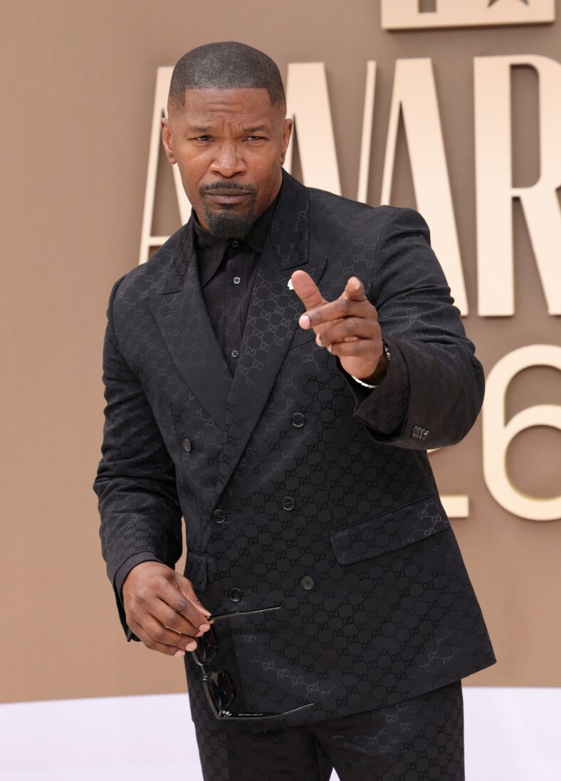 Jamie Foxx chega ao BET Awards