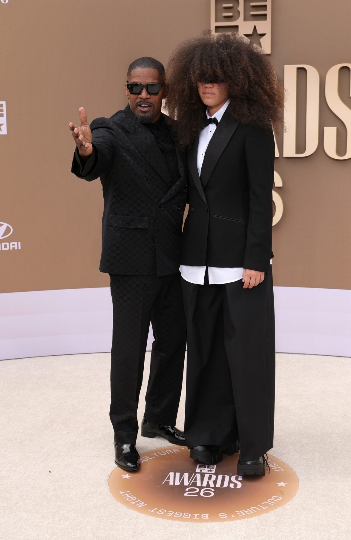 Jamie Foxx chega ao BET Awards
