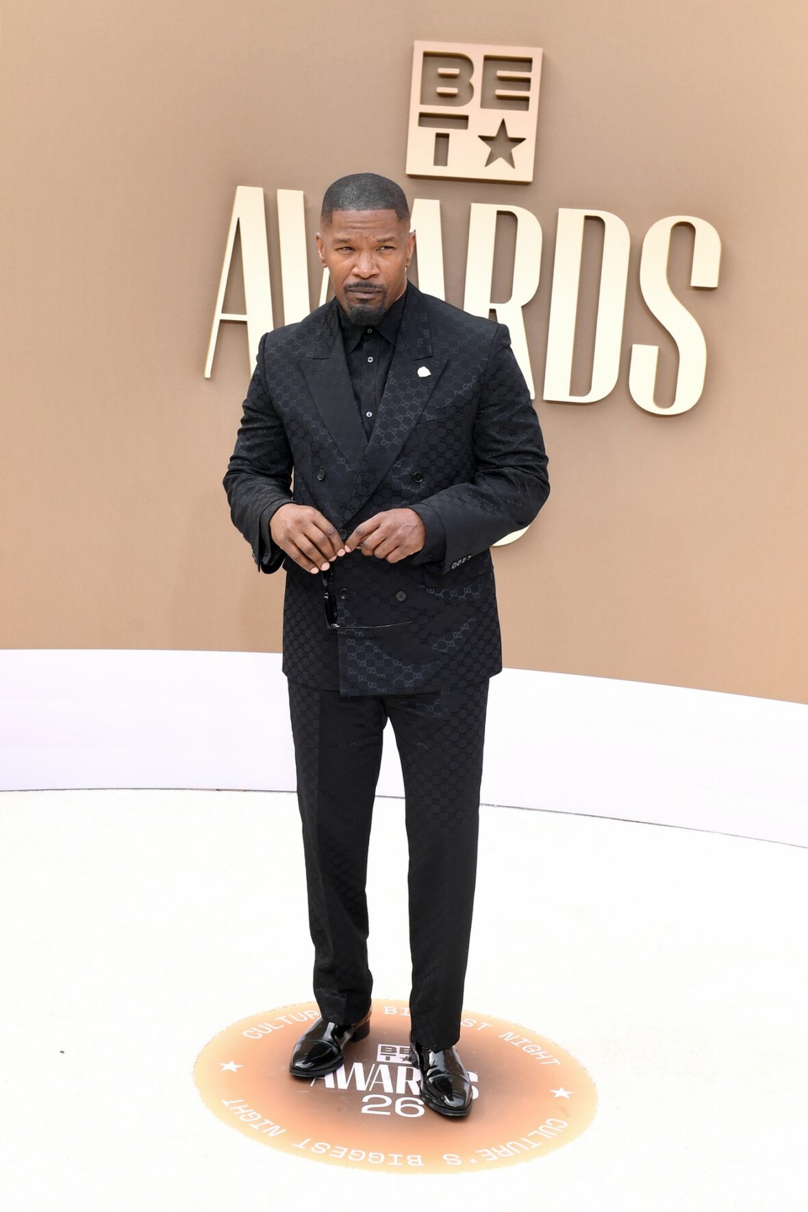 Jamie Foxx chega ao BET Awards