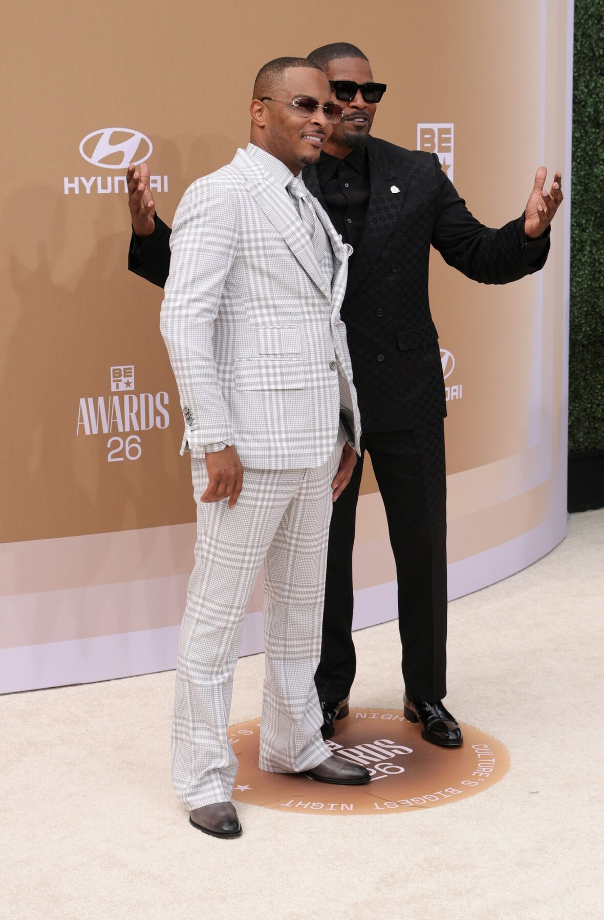 Jamie Foxx chega ao BET Awards