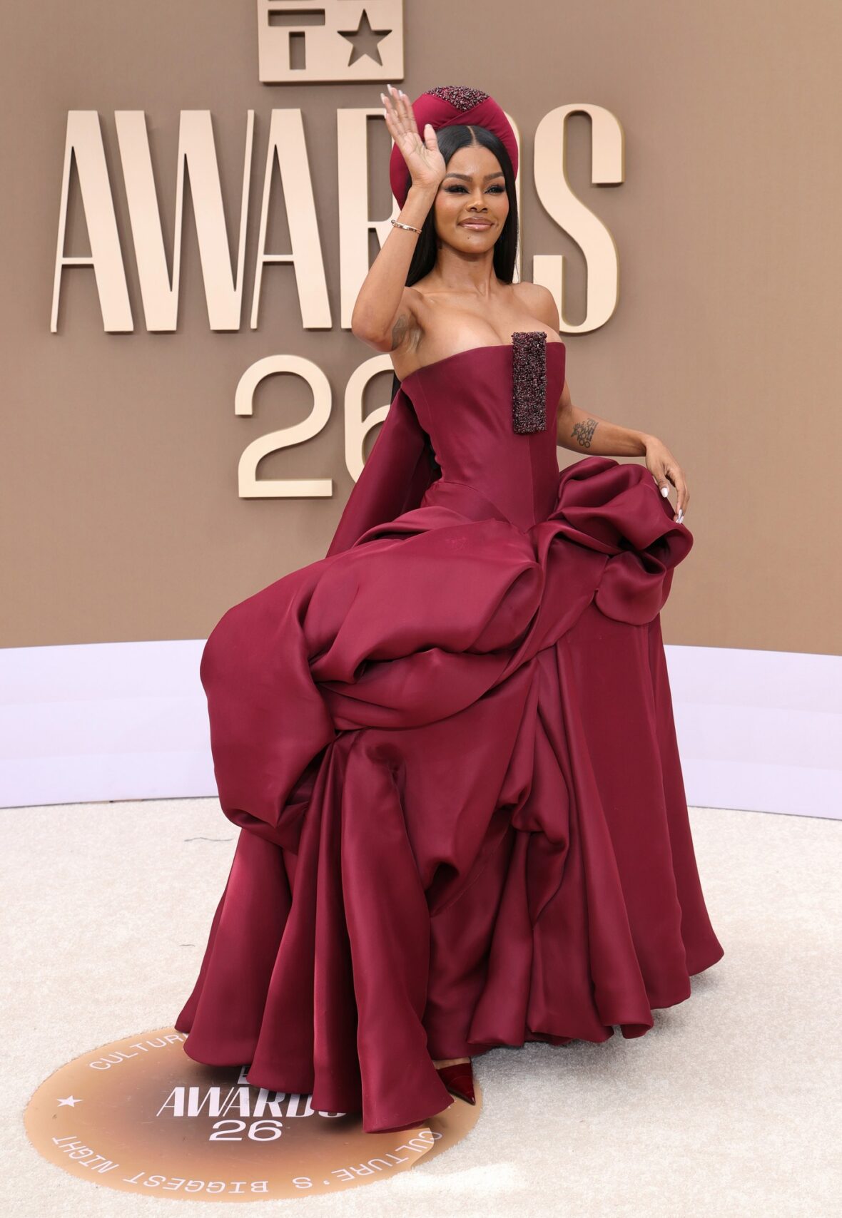 Teyana Taylor chega ao BET Awards 2026