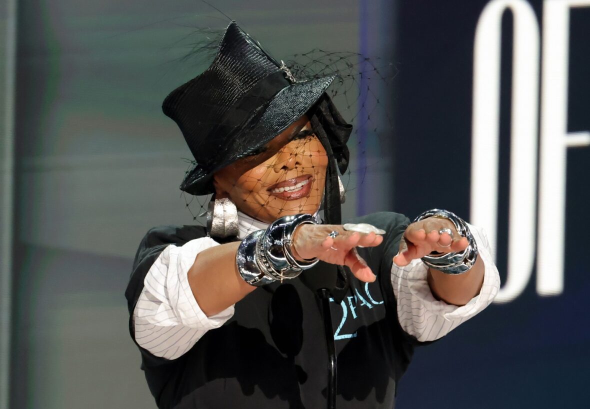 Janet Jackson no palco do BET Awards 2026