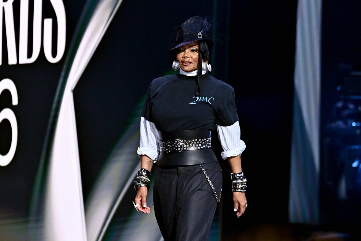 Janet Jackson no palco do BET Awards 2026