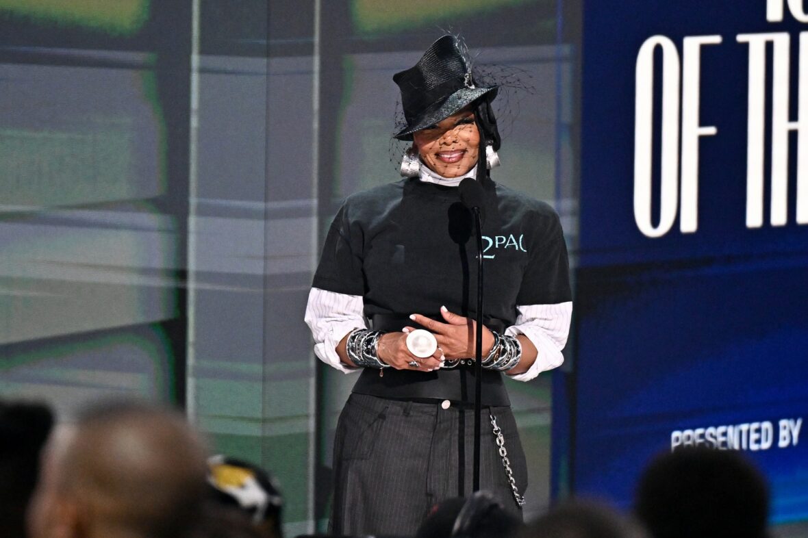 Janet Jackson no palco do BET Awards 2026