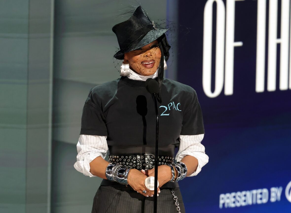 Janet Jackson no palco do BET Awards 2026