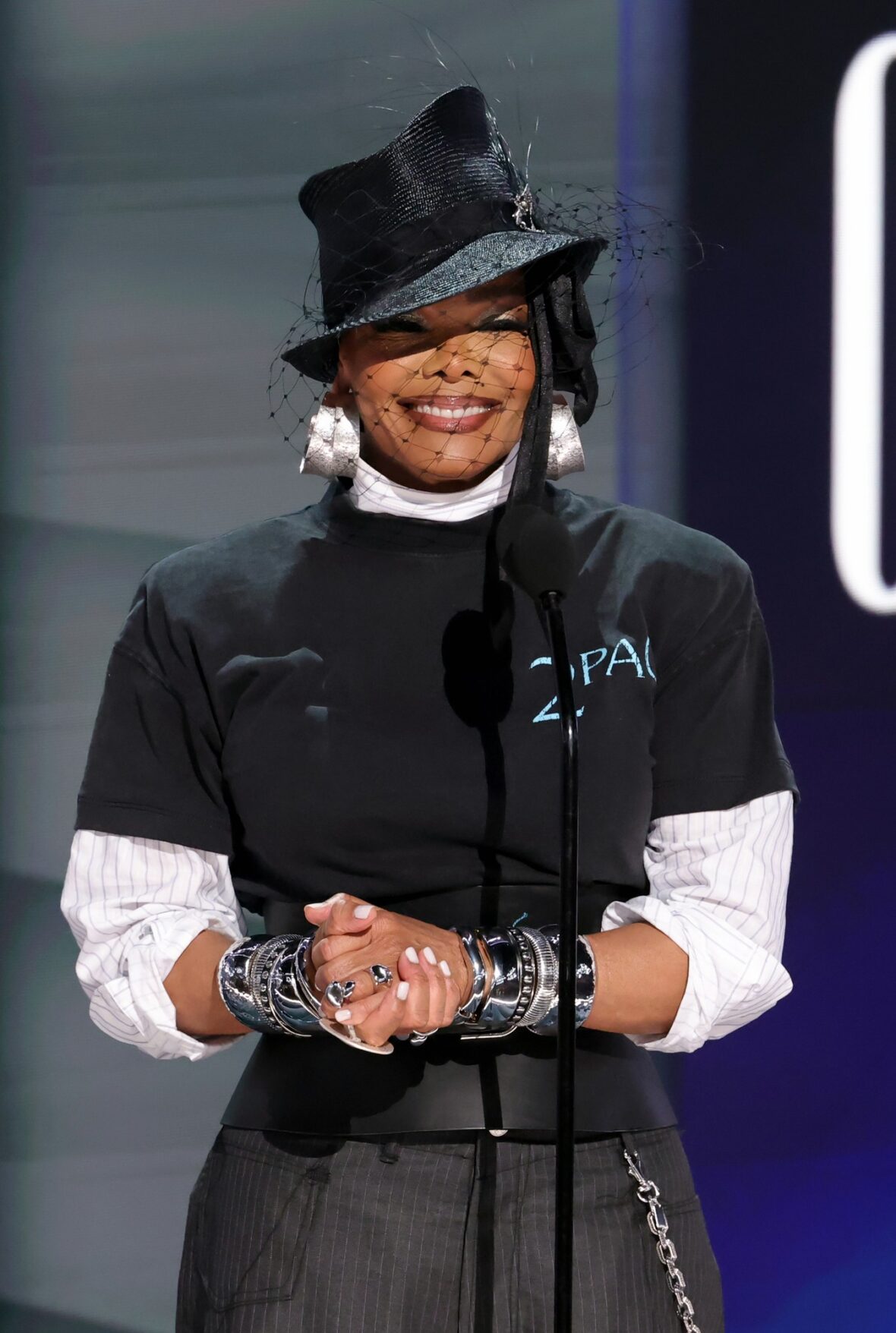 Janet Jackson no palco do BET Awards 2026