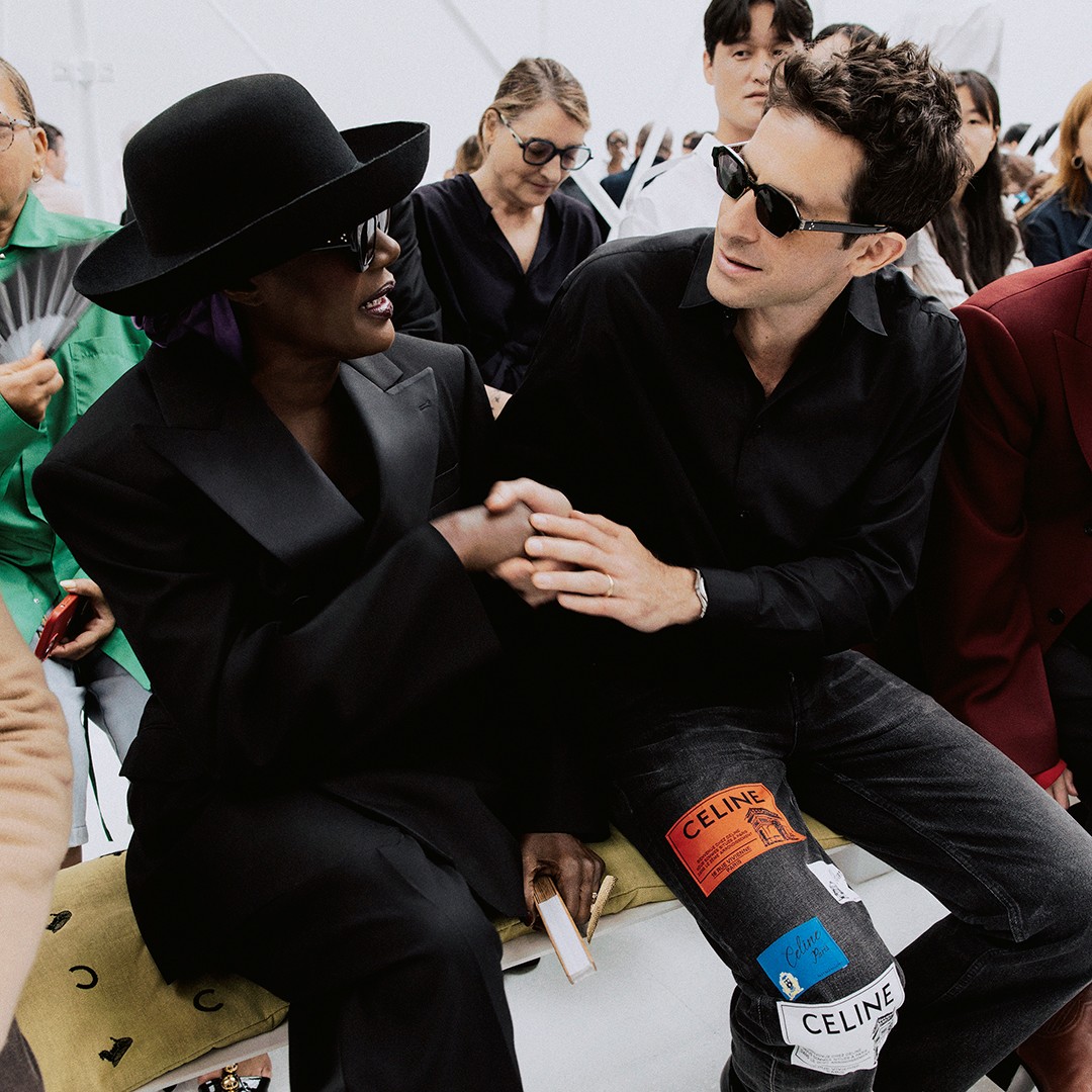 Estrelas no Celine Fashion Show
