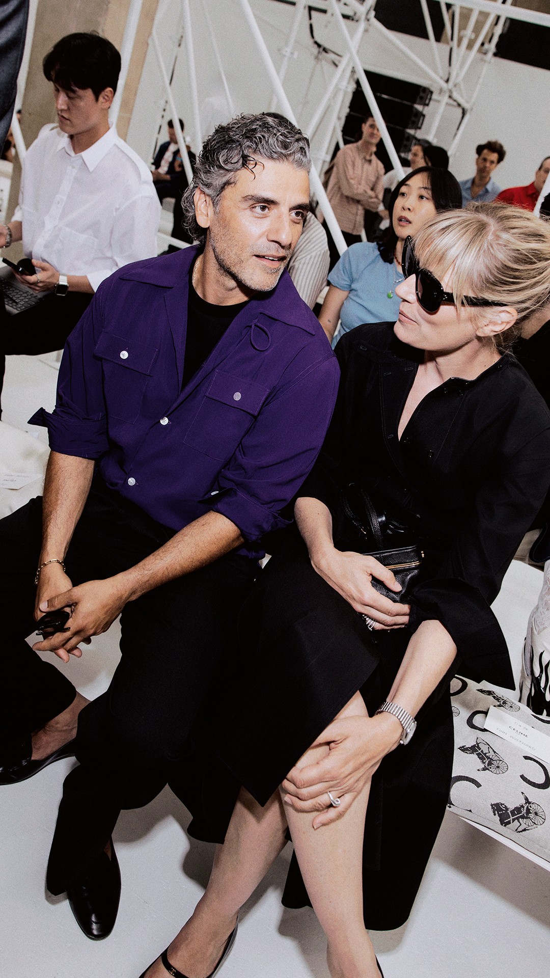 Estrelas no Celine Fashion Show