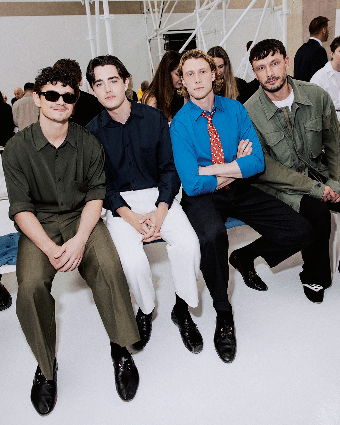 Estrelas no Celine Fashion Show