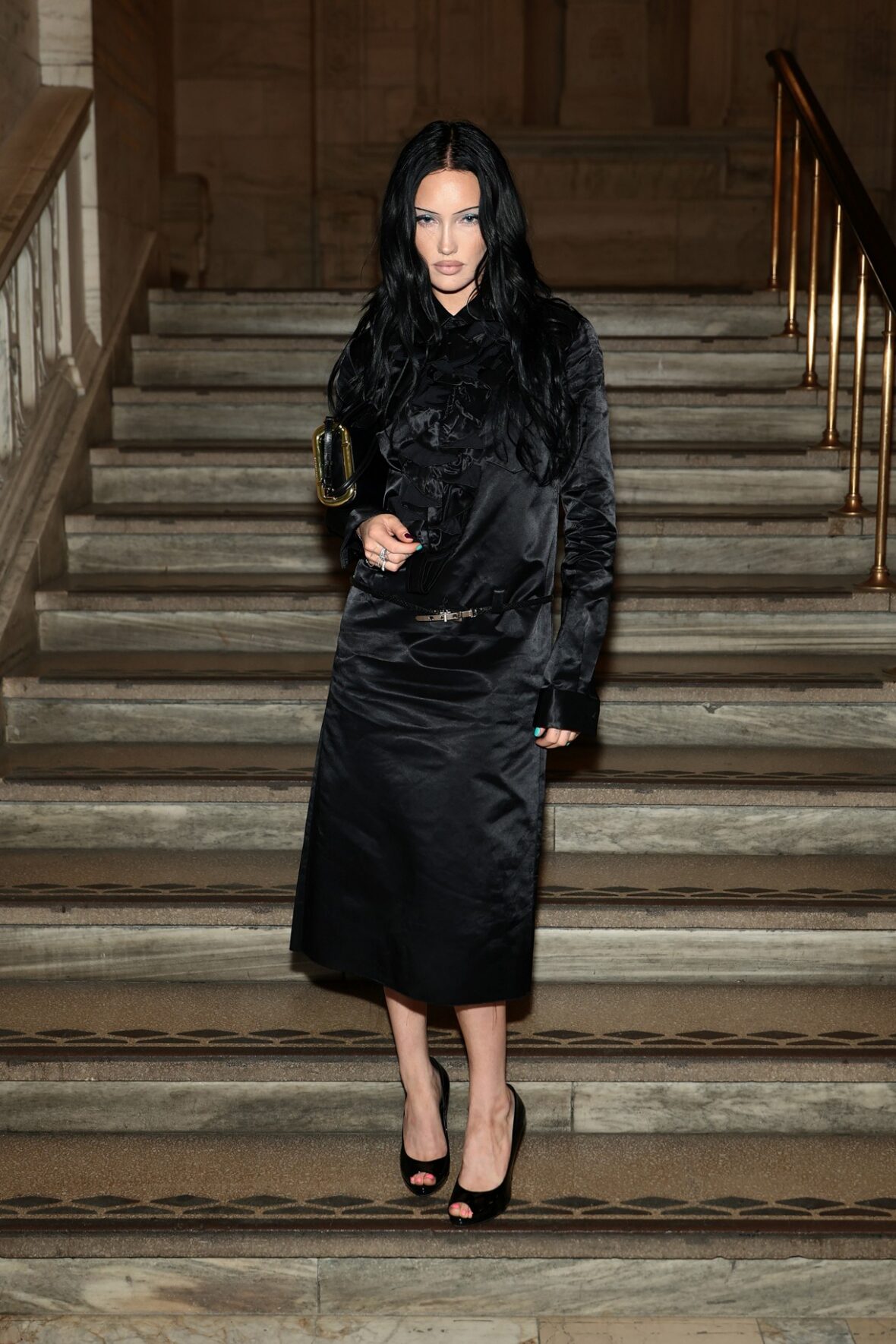 Celebridades no desfile de Marc Jacobs em Nova York