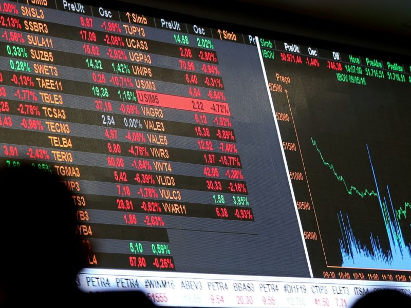 Dólar recua a R$ 5 e Ibovespa supera 200 mil pontos após primeiro turno