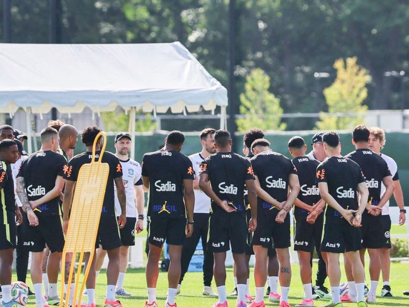 Brasil finaliza preparação para enfrentar Haiti na Copa do Mundo