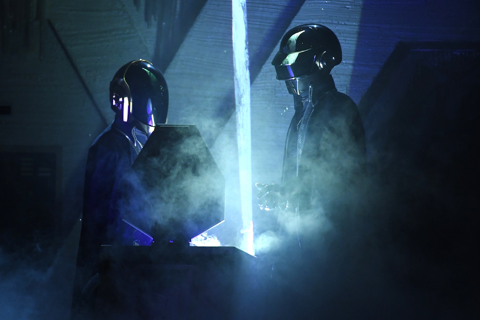 Daft Punk CREDIT: Kevork Djansezian/Getty Images
