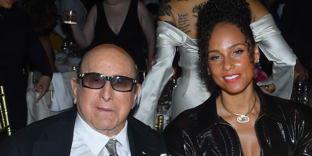 clive-davis-evento-maio-2026 Clive Davis e Alicia Keys no jantar e leilão de premiação da Fundação Gordon Parks 2026 em maio de 2026