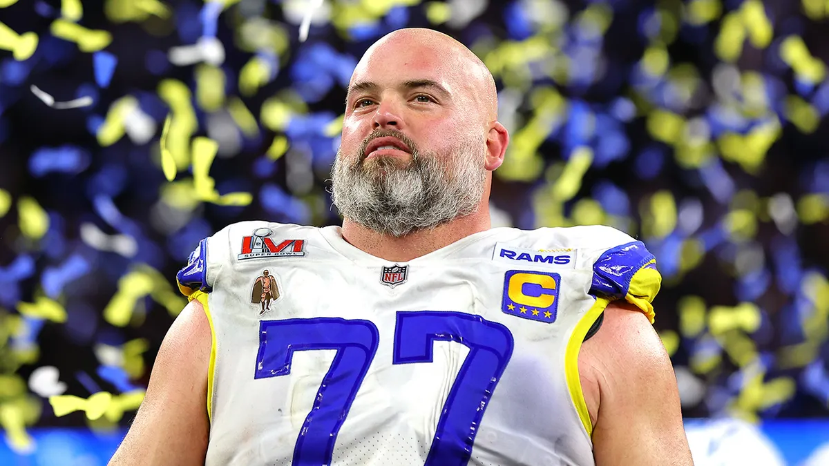 Andrew Whitworth at the Super Bowl