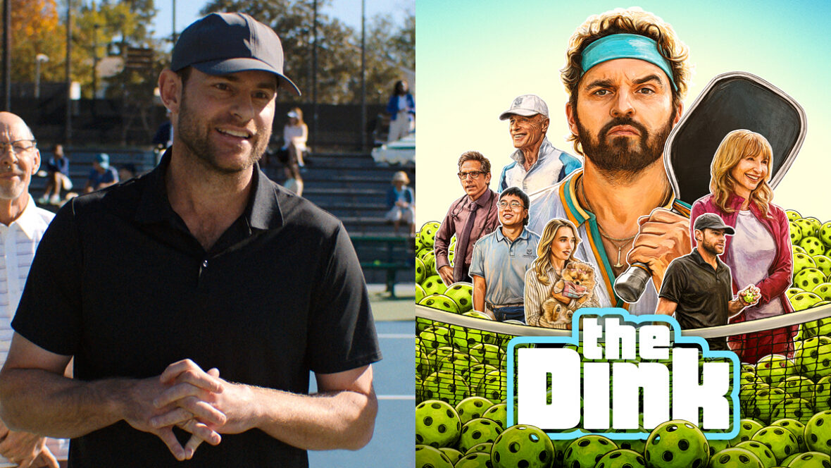 o-dink-filme-trailer Andy Roddick e Jake Johnson na comédia de pickleball The Dink