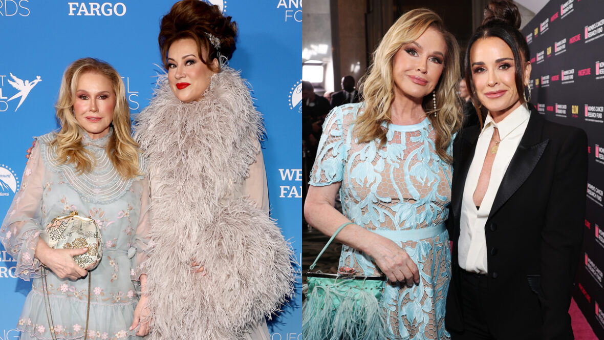 Kathy Hilton e Jennifer Tilly participam do Projeto Angel Food