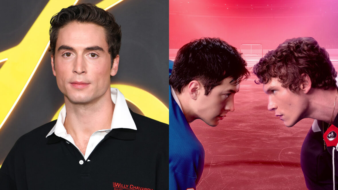 Benito Skinner em Heated Rivalry estrela convidada
