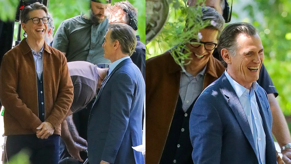 Billy Crudup e Sean Hayes filmam The Morning Show, 5ª temporada