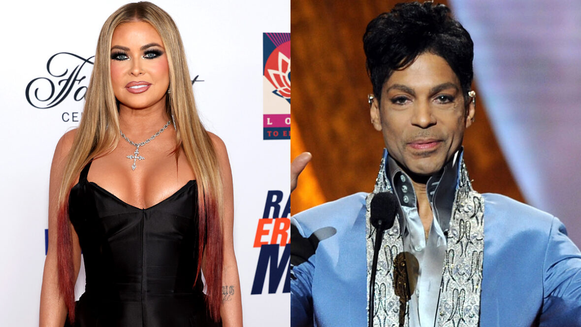 Carmen Electra participa da 33ª Race To Erase MS Gala / Prince fala no palco no 42º NAACP Image Awards