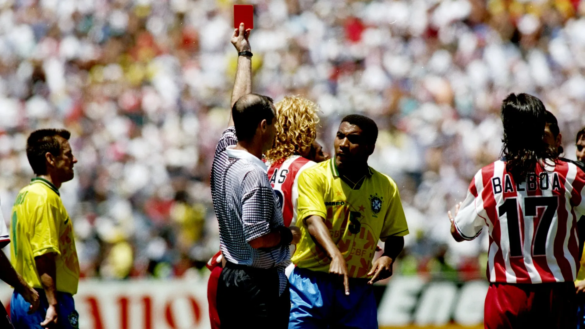 cartão vermelho da copa do mundo
