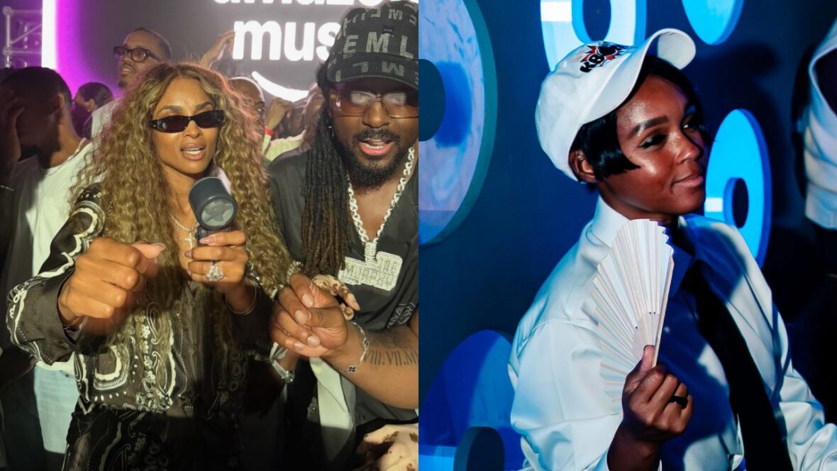 Ciara e Janelle Monae na festa Afties durante Cannes Lions 2026