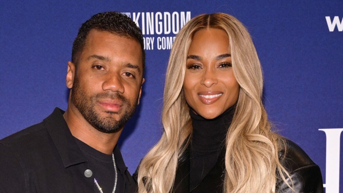 Foto stock de Ciara e Russell Wilson