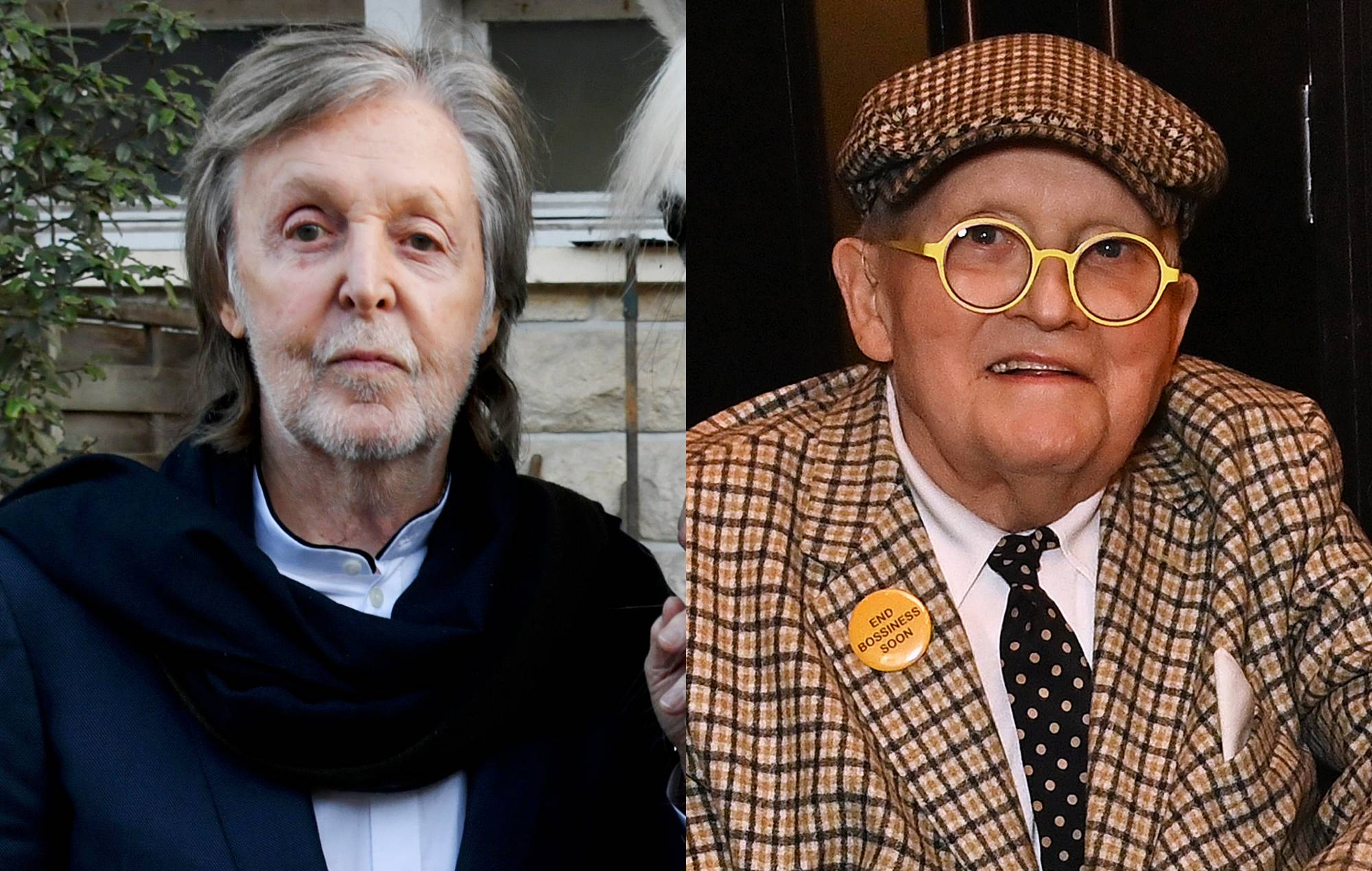 Paul McCartney and David Hockney. CREDIT: Dave Bennett/Dave Bennett/Getty Images