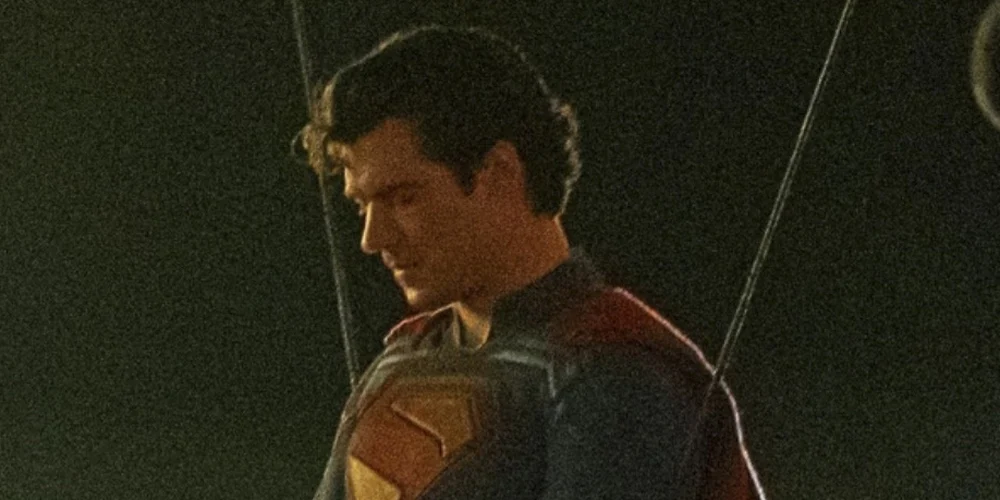 David Corenswet no set do Homem do Amanhã