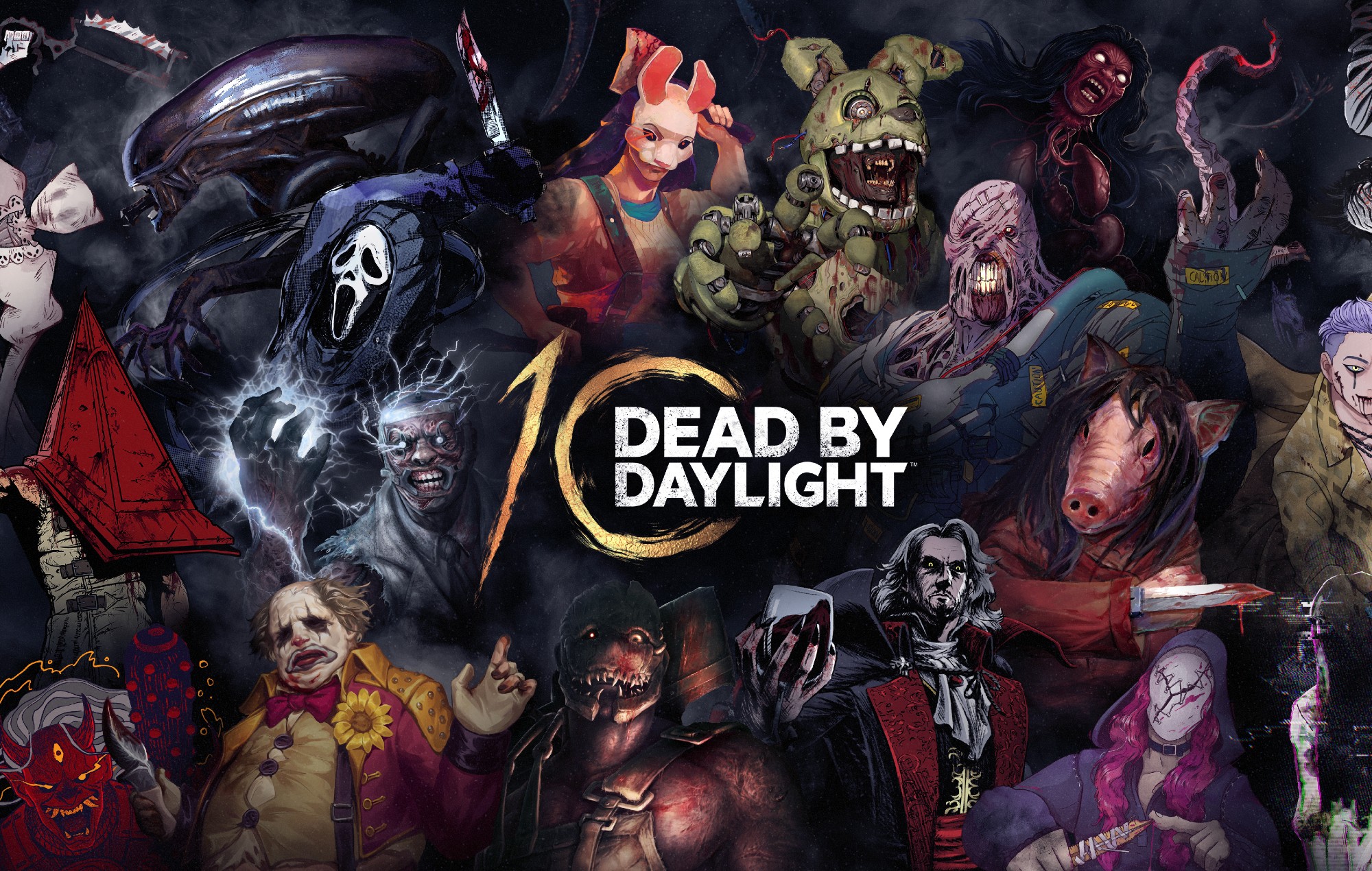 'Dead By Daylight' 10th anniversary art. CREDIT: Behaviour Interactive