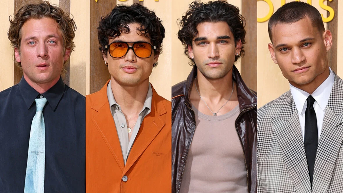 Estrelas no desfile de moda da Louis Vuitton em Paris