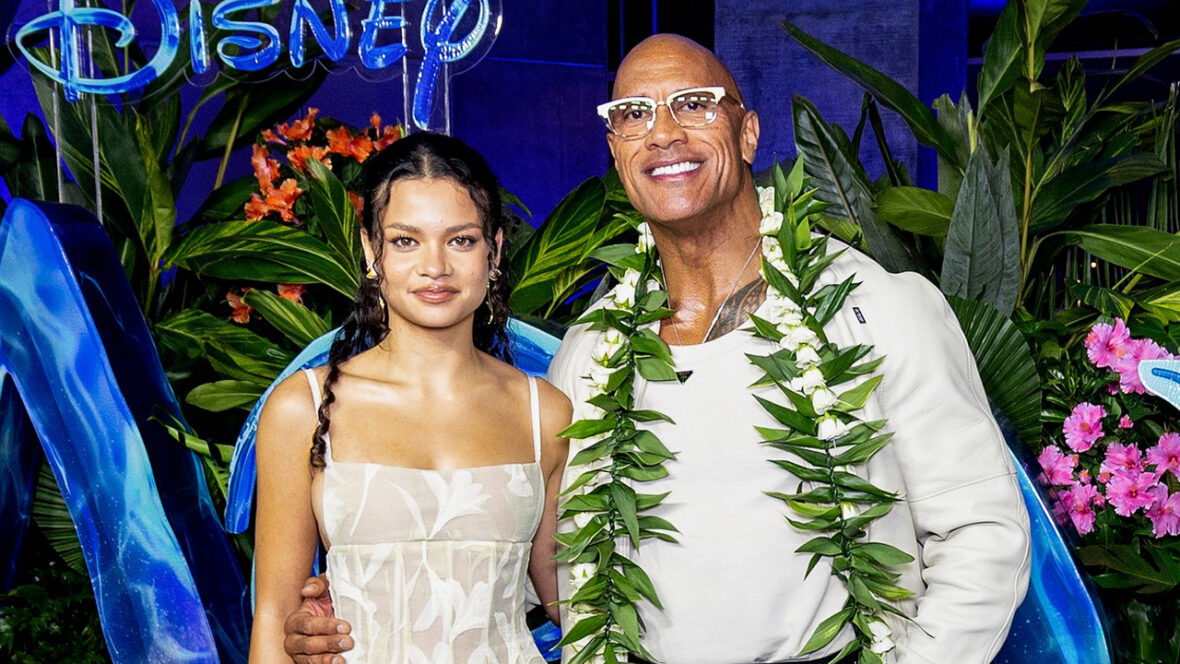 Dwayne Johnson no evento Moana em Sydney