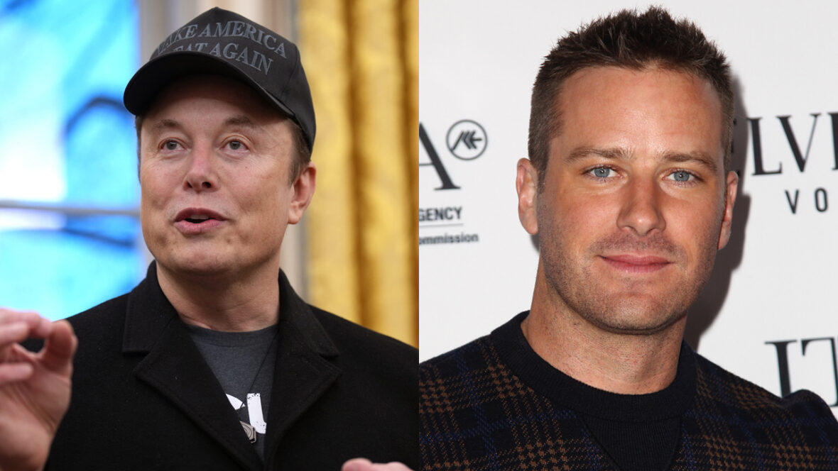 Elon Musk posta Armie Hammer