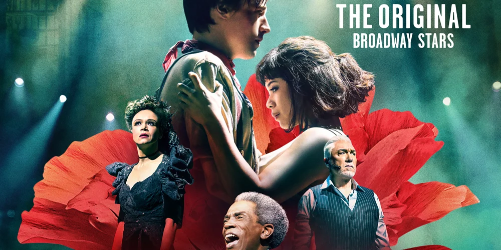 trailer de hadestown Estrelas originais da Broadway de Hadestown no pôster do filme profissional