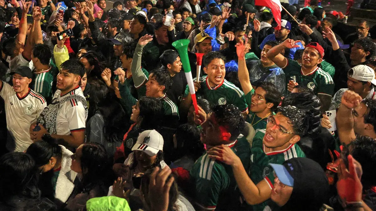 Mexican soccer fans
