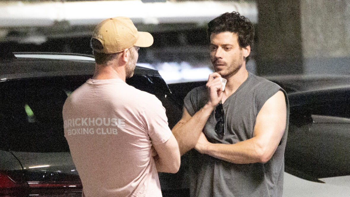 francois-arnaud-luke-macfarlane François Arnaud Luke Macfarlane Ginásio 2026 junho LA