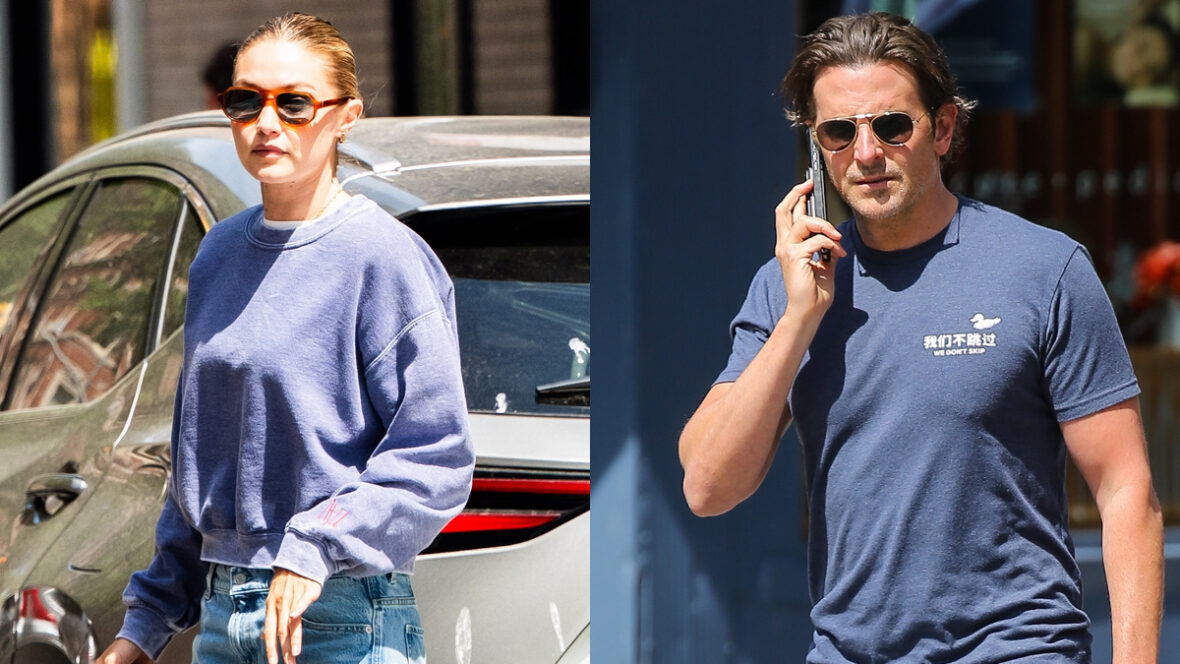 Gigi Hadid e Bradley Cooper em Nova York