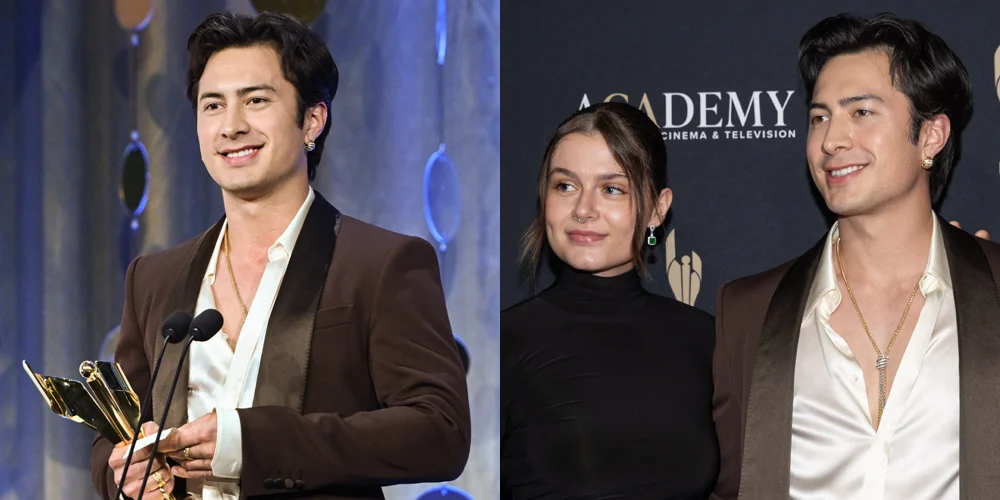 Hudson Williams agradece à namorada no Canadian Screen Awards