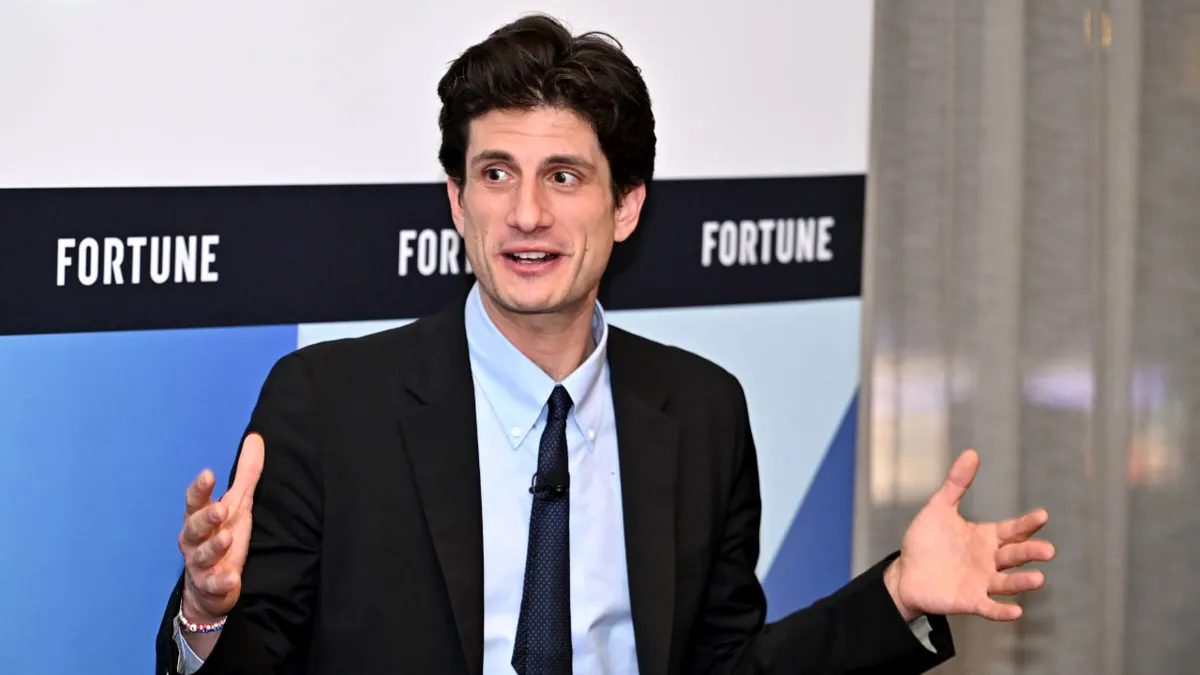 Jack Schlossberg speaks at Fortune event