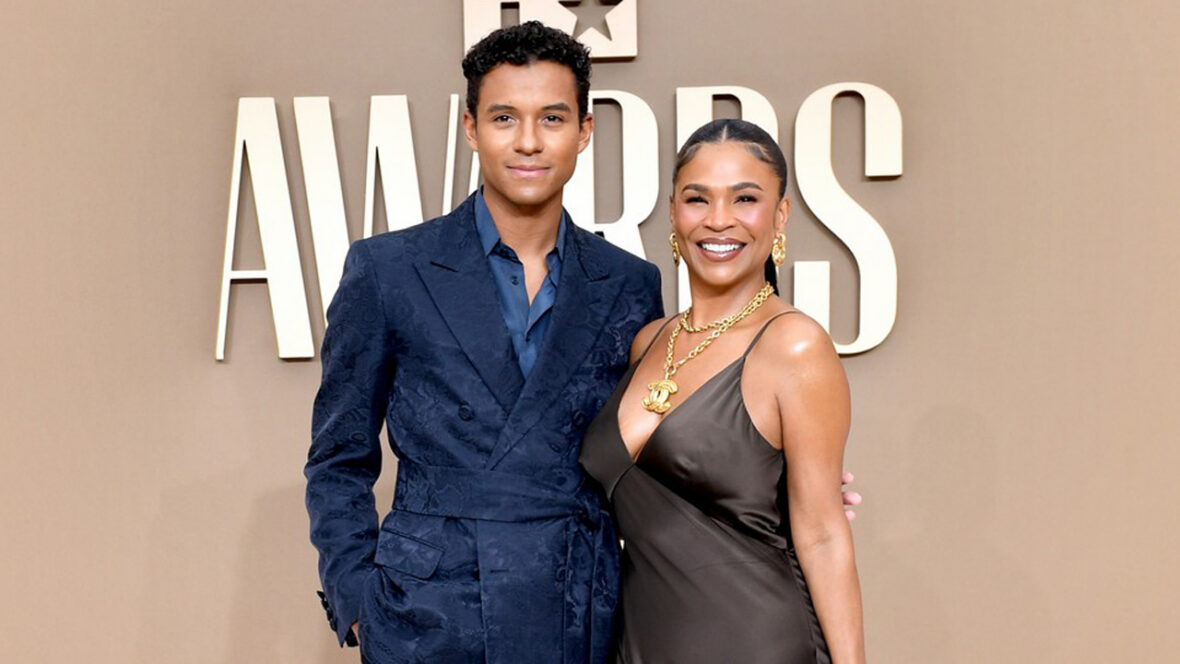Jaafar Jackson e Nia Long no BET Awards