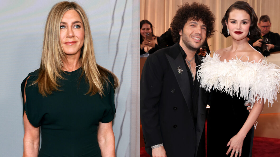 jennifer-benny-selena Jennifer Aniston participa da exibição do EMMY FYC / Benny Blanco e Selena Gomez no Globo de Ouro