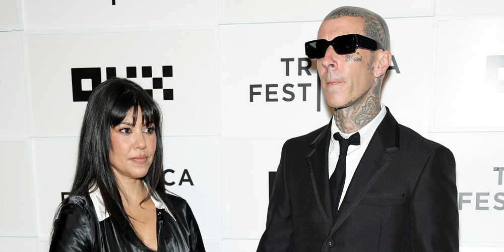 travis-kourtney-tribeca Kourtney Kardashian e Travis Barker em sua estreia no Tribeca Film Festival