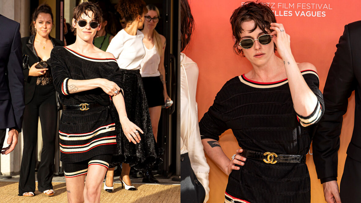 Kristen Stewart é vista saindo da Cerimônia de Abertura durante o primeiro dia do 4º