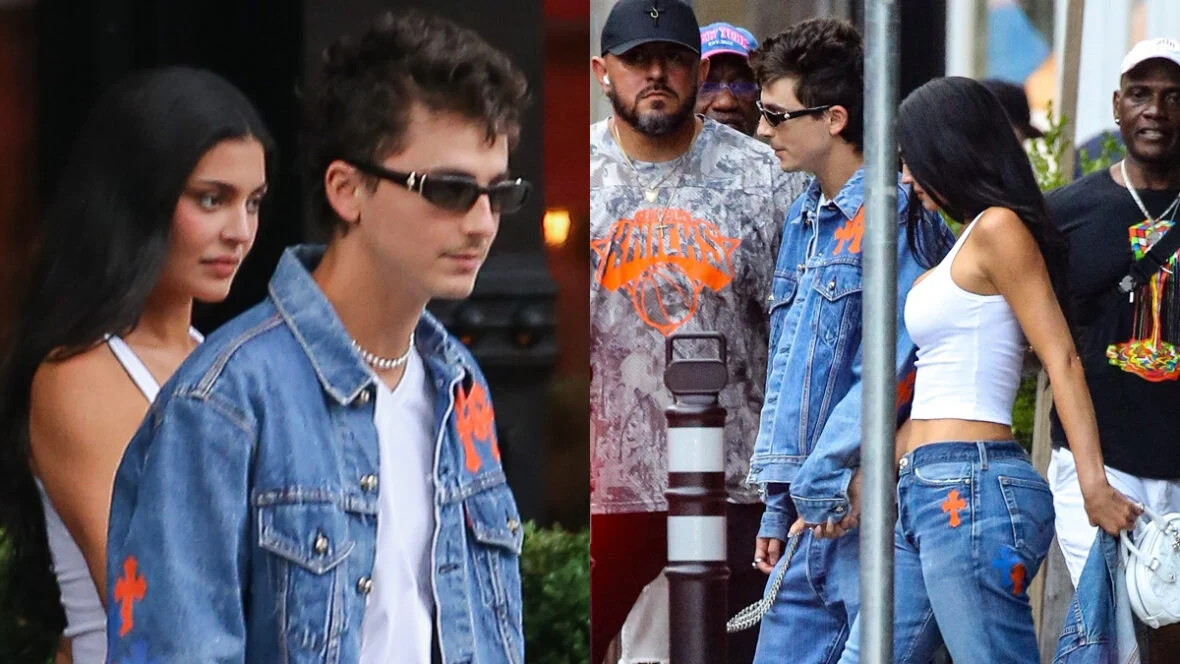 kylie-jenner-timothee-chalamet-game-4 Kylie Jenner e Timothee Chalamet vão para o jogo 4